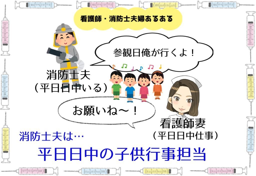 看護師 消防士の夫婦あるある6 秘密の生態は どっちもナース